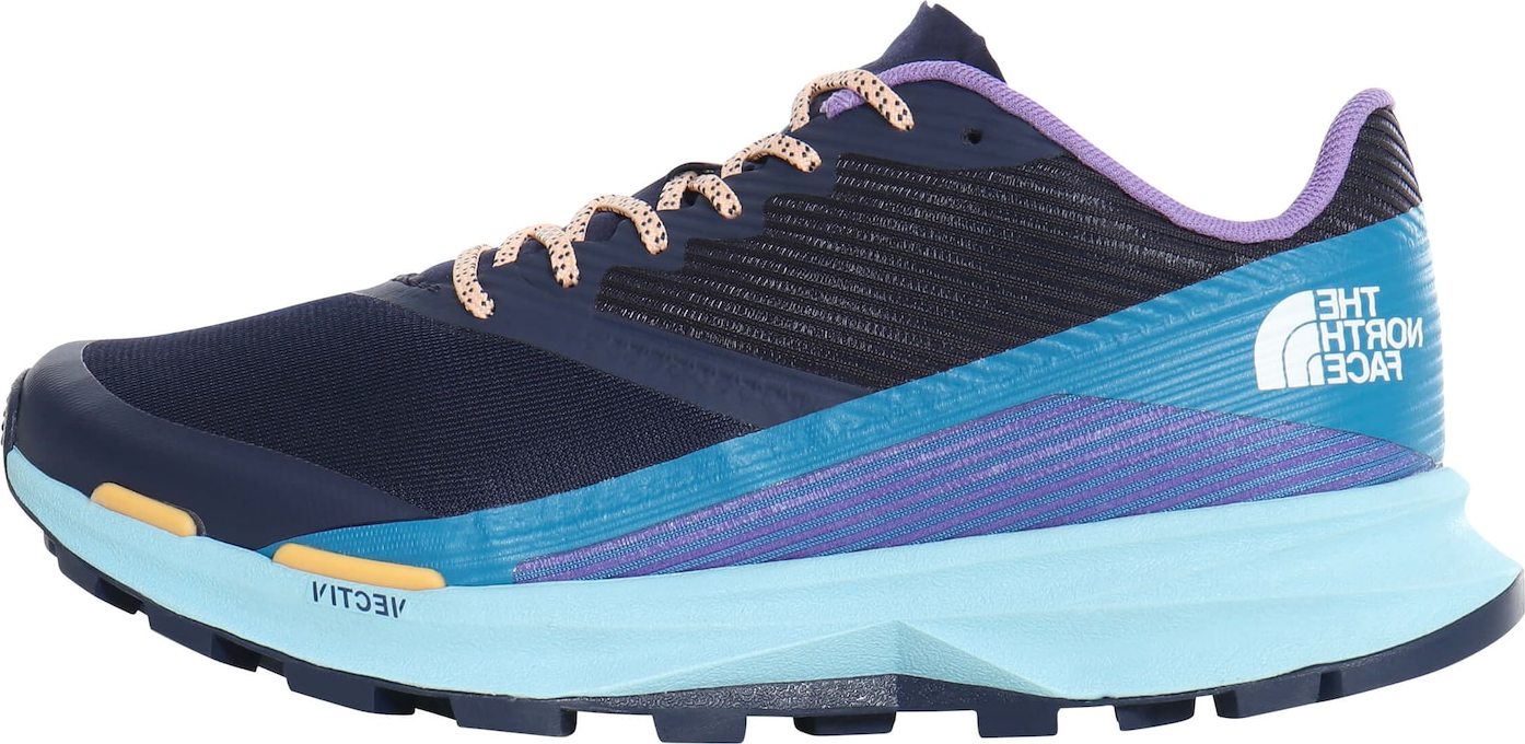 THE NORTH FACE Sportovní boty 'Vectiv Levitum' černá / noční modrá / modrá / fialová / žlutá