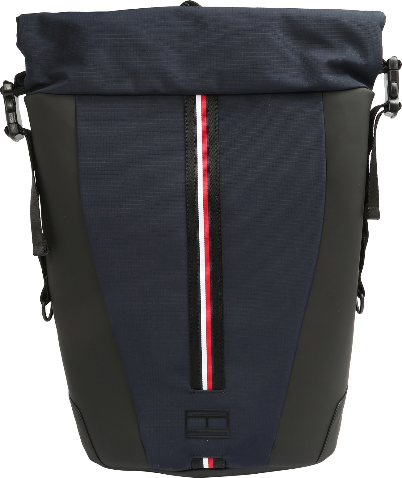 TOMMY HILFIGER Batoh tmavě modrá / černá / bílá / jasně červená