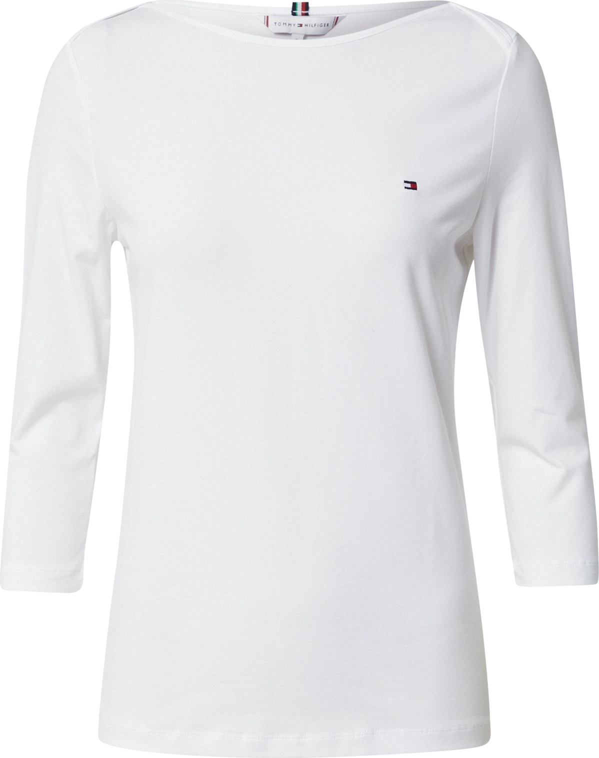 TOMMY HILFIGER Tričko bílá / červená / námořnická modř