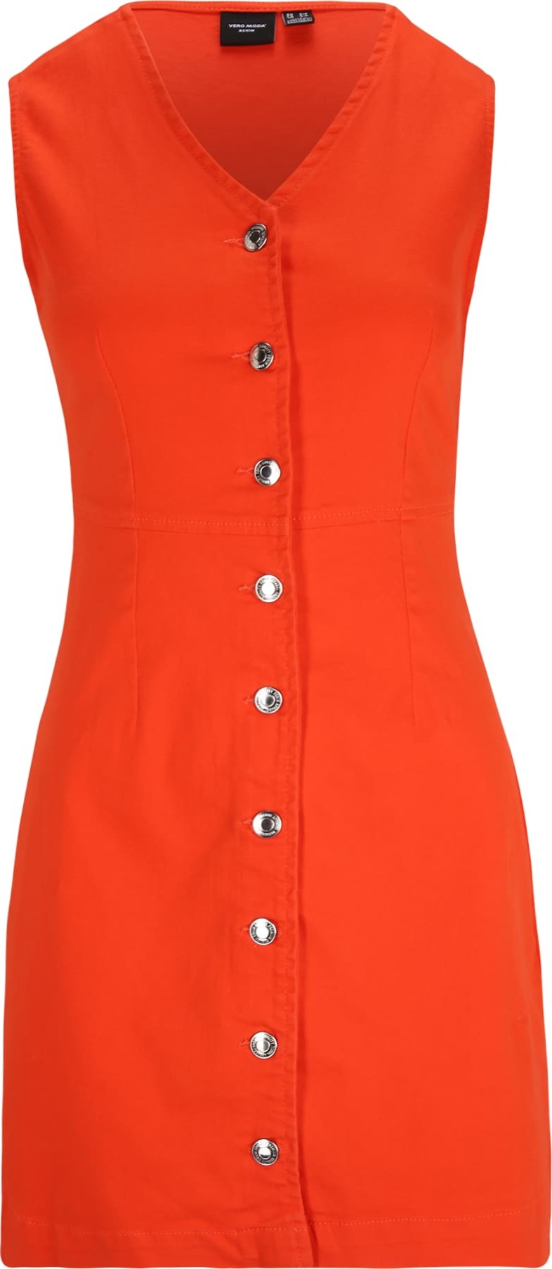 Vero Moda Petite Šaty oranžově červená