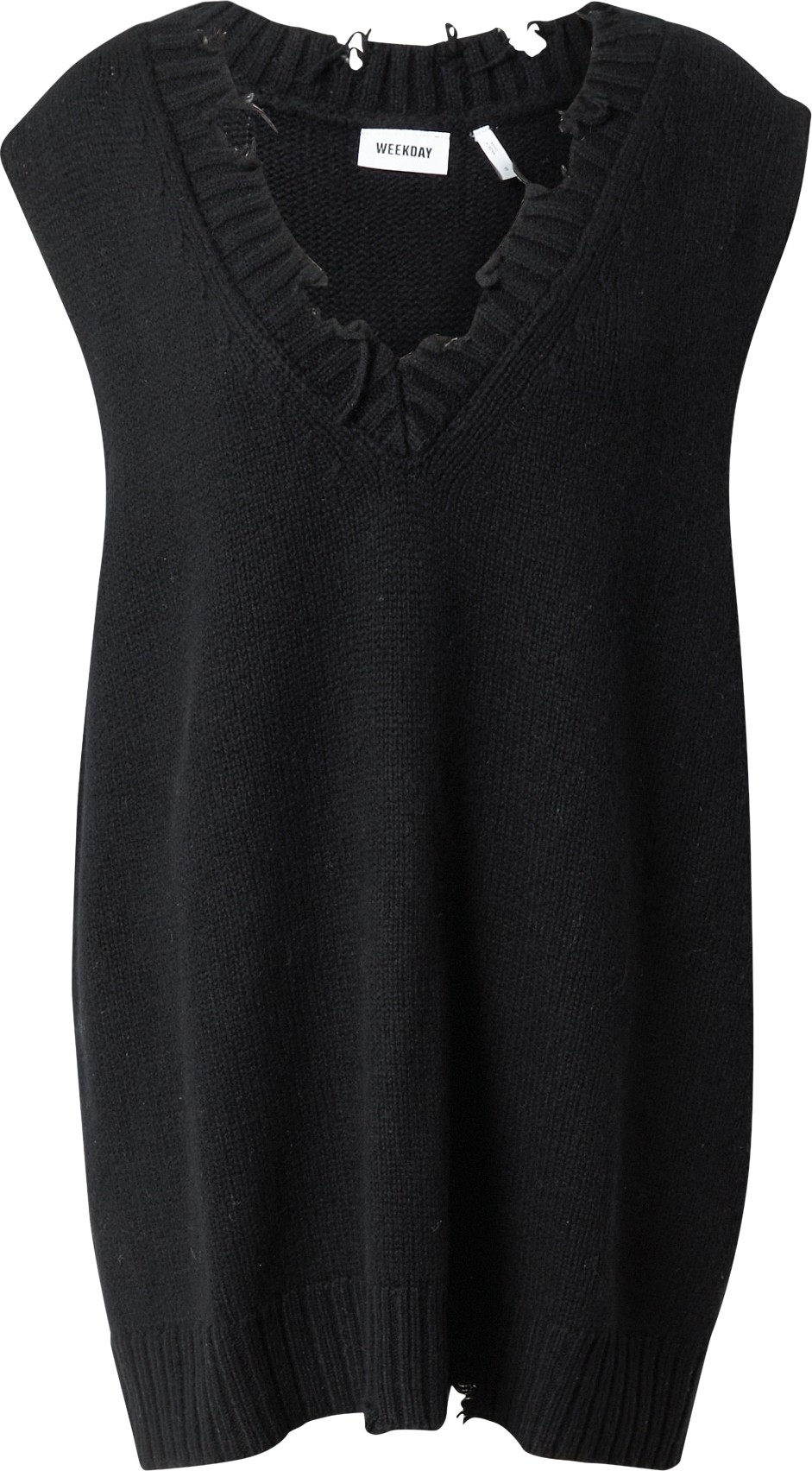 WEEKDAY Maxi svetr černá
