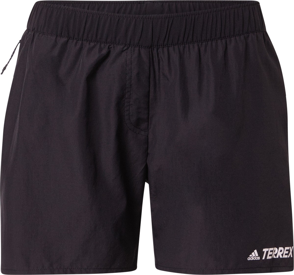 adidas Terrex Sportovní kalhoty černá / bílá