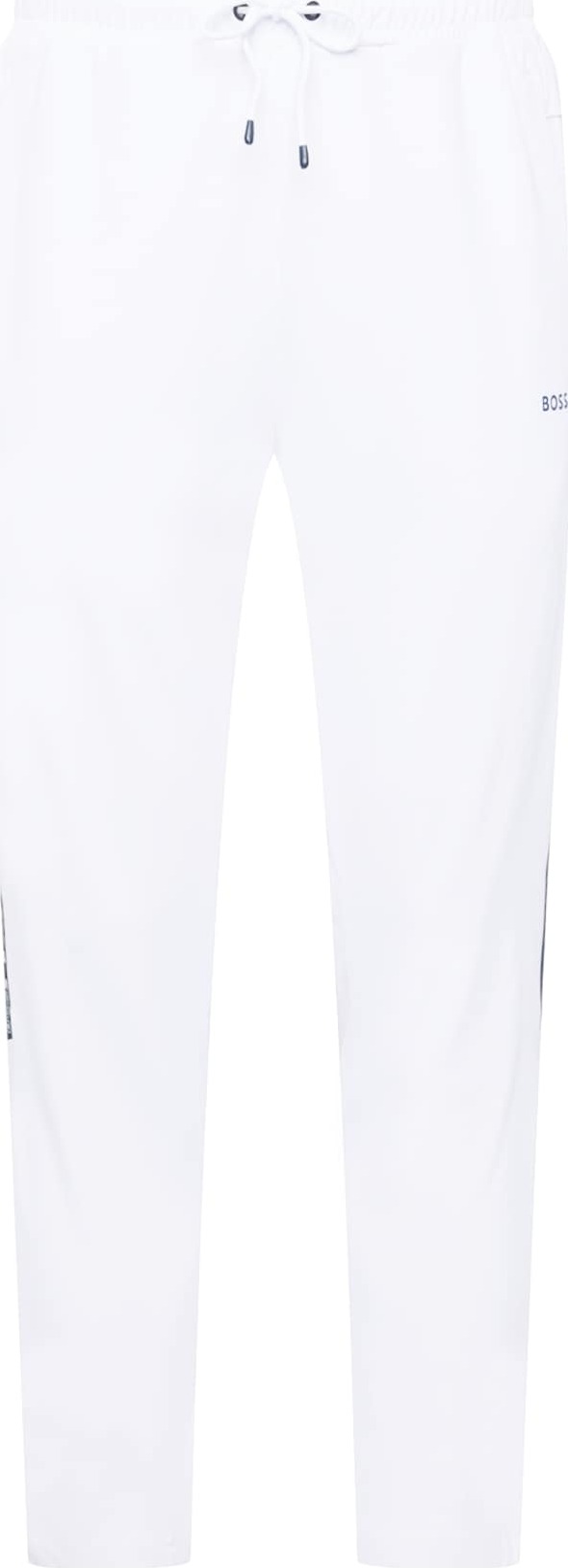 BOSS Green Sportovní kalhoty offwhite / námořnická modř