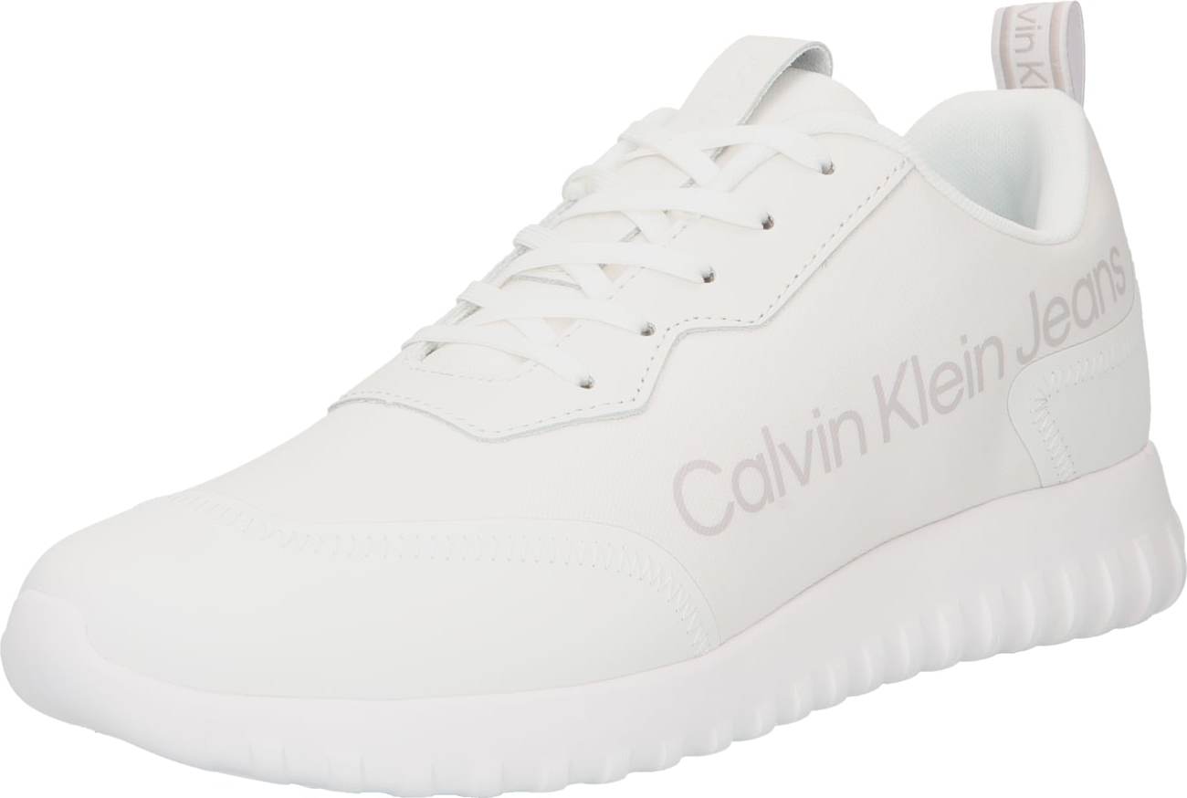 Calvin Klein Jeans Tenisky bílá / světle šedá