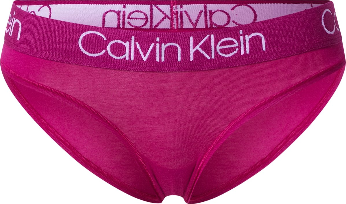 Calvin Klein Underwear Kalhotky pink / bílá