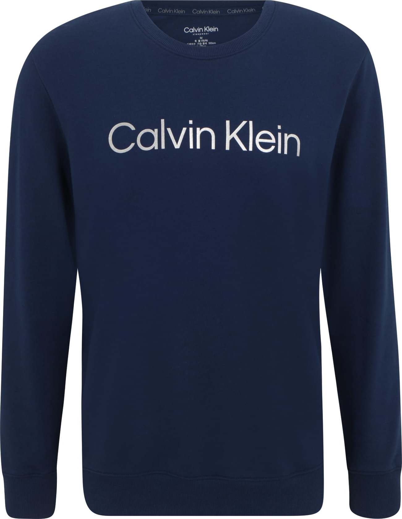 Calvin Klein Underwear Mikina námořnická modř / bílá