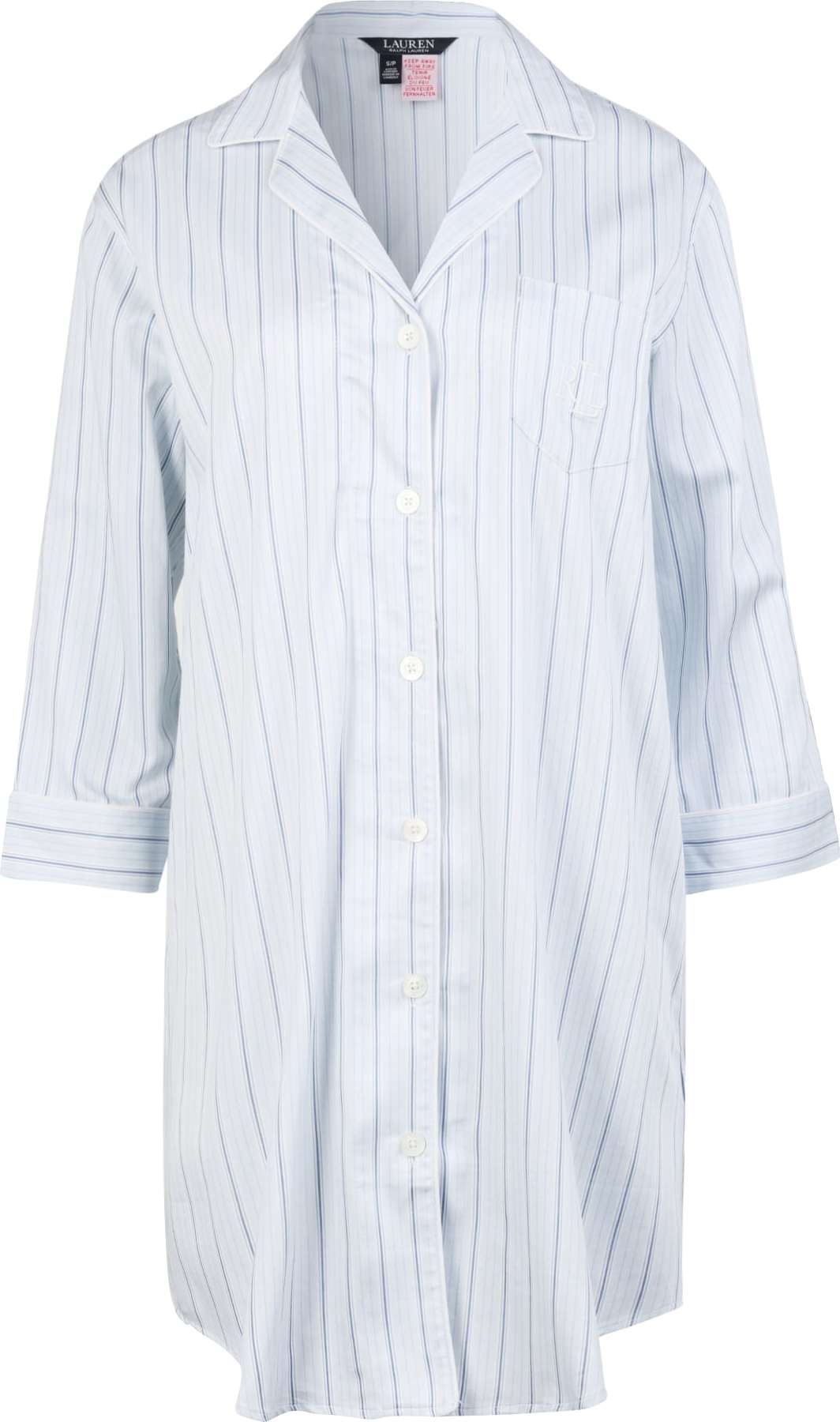 Lauren Ralph Lauren Noční košilka 'SLEEPSHIRT' azurová / tmavě modrá