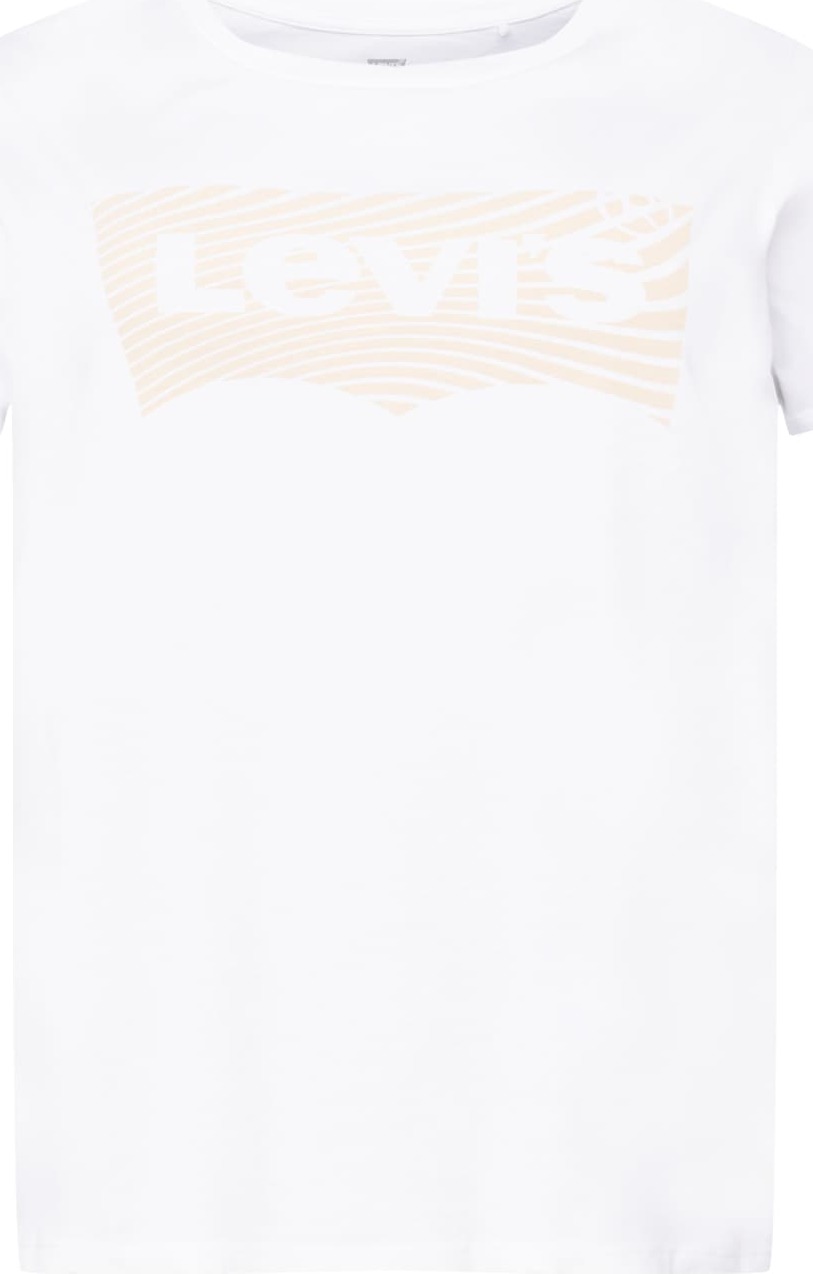 Levi's® Plus Tričko bílá / champagne