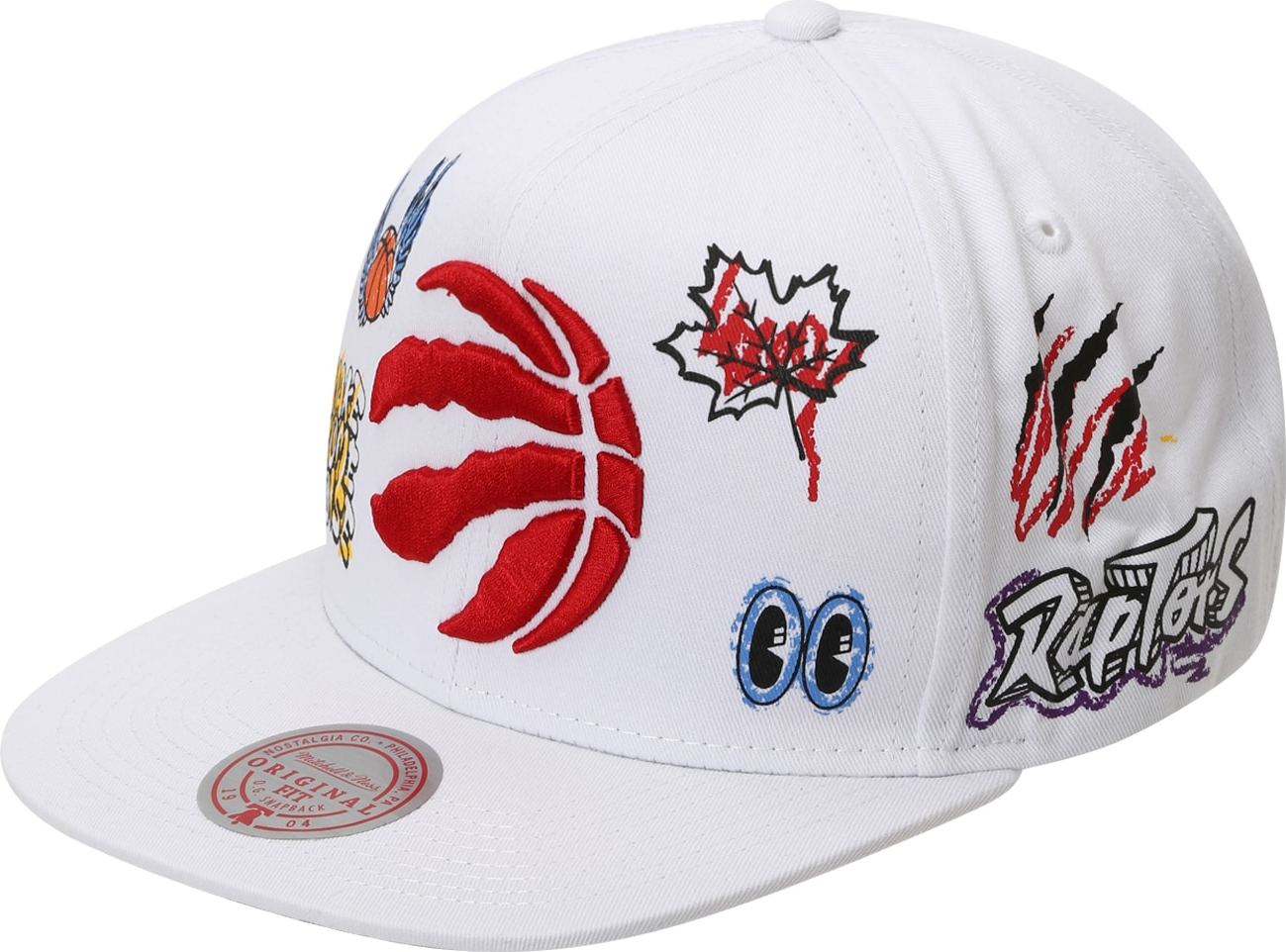 Mitchell & Ness Kšiltovka 'HAND DRAWN' bílá / mix barev