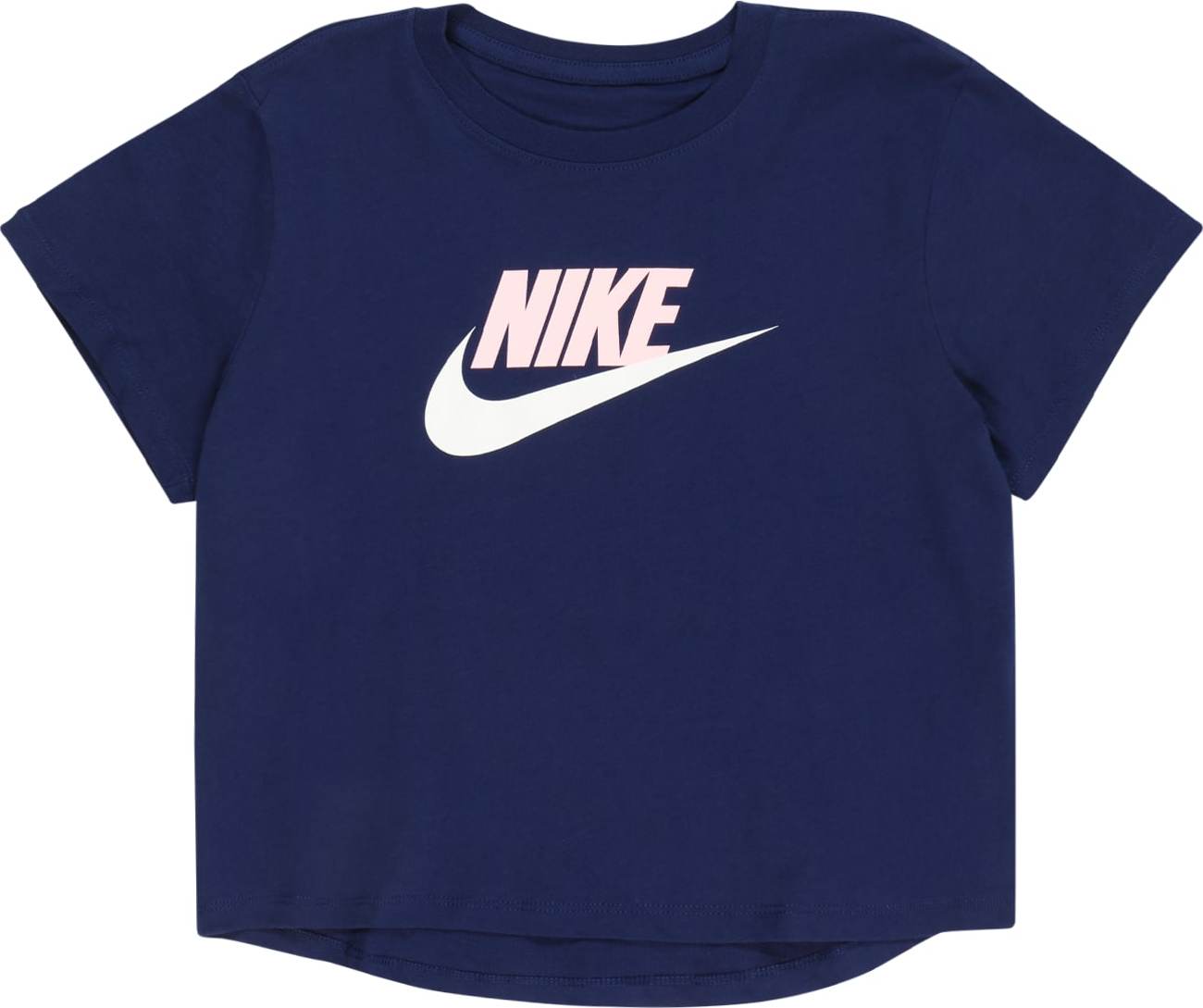 Nike Sportswear Tričko marine modrá / růžová / bílá
