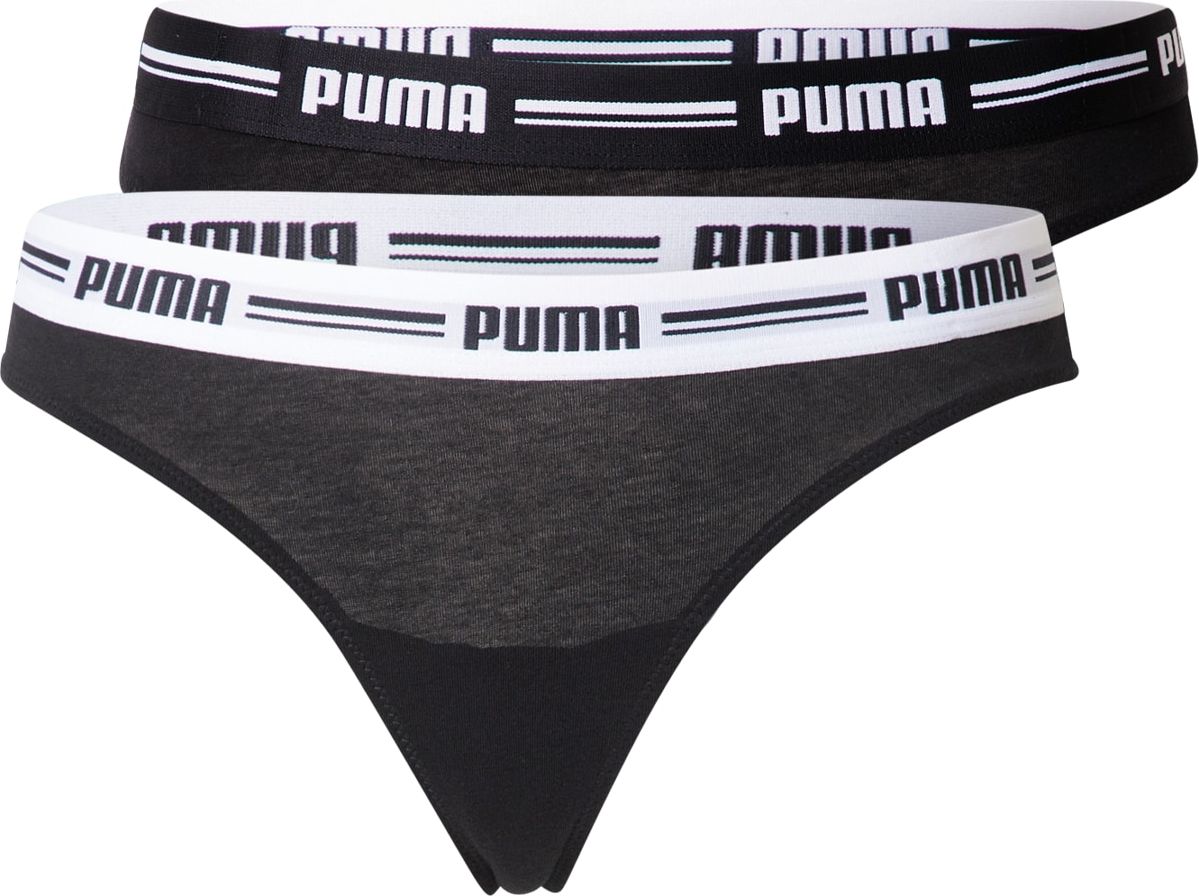 PUMA Tanga černá / bílá