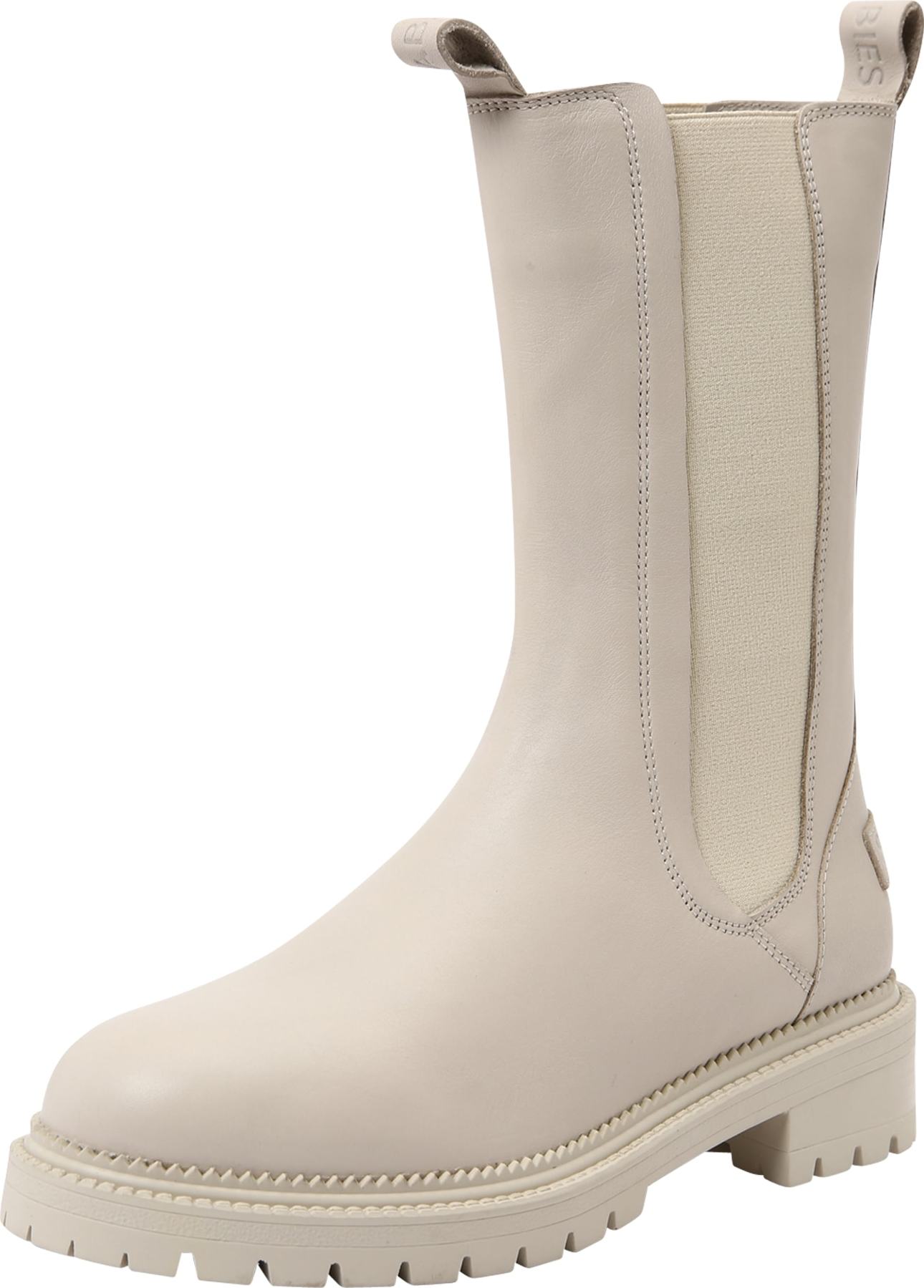 SHABBIES AMSTERDAM Chelsea boty barva bílé vlny