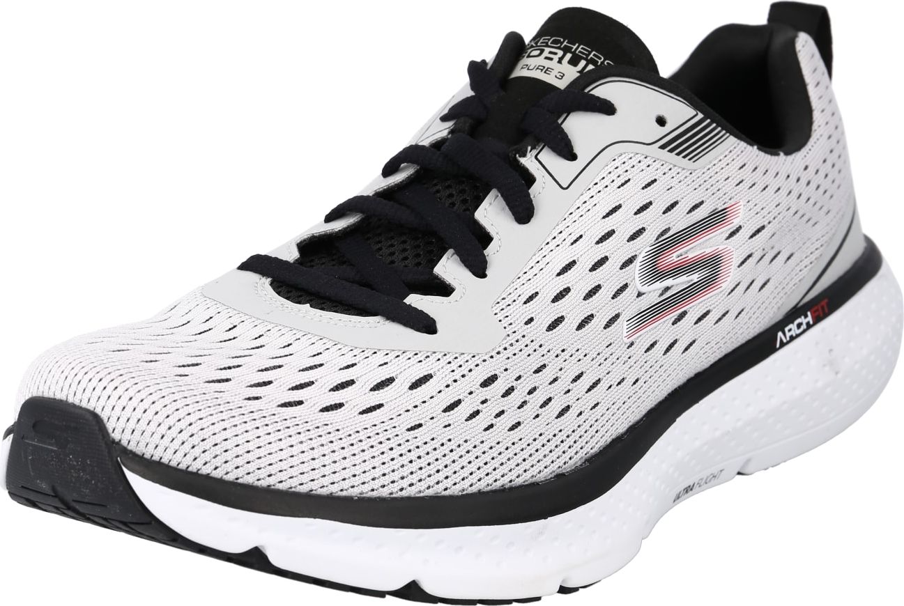 Skechers Performance Tenisky 'GO RUN PURE 3' bílá / černá / červená