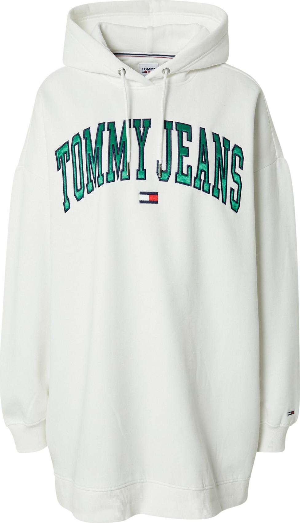 Tommy Jeans Šaty námořnická modř / zelená / bílá