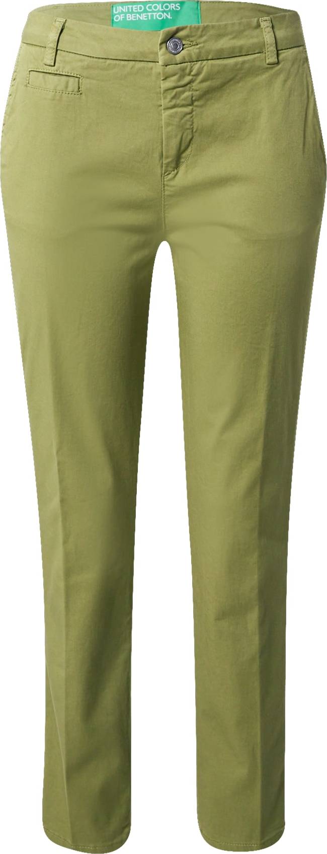 UNITED COLORS OF BENETTON Chino kalhoty olivová