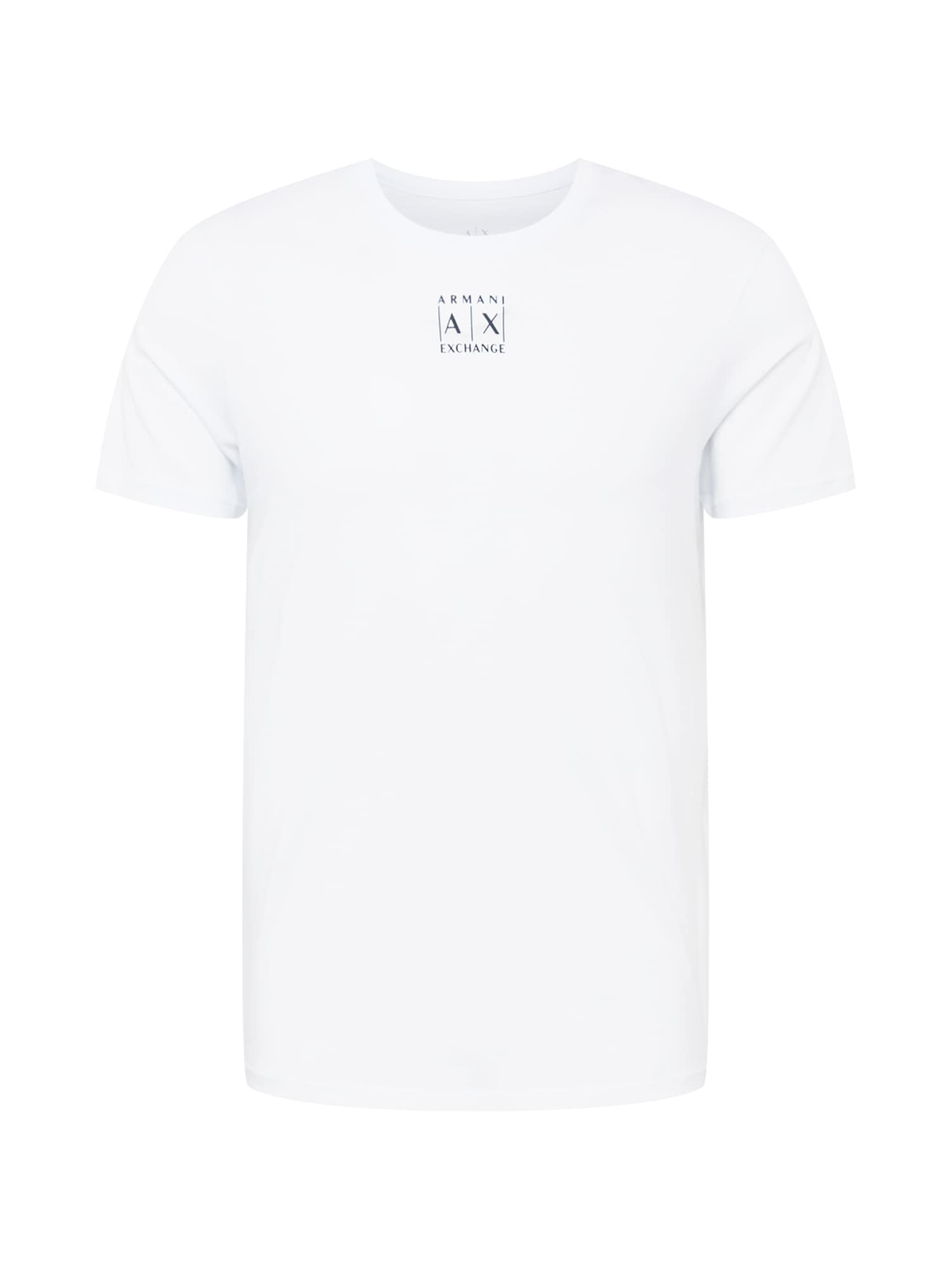 ARMANI EXCHANGE Tričko černá / bílá