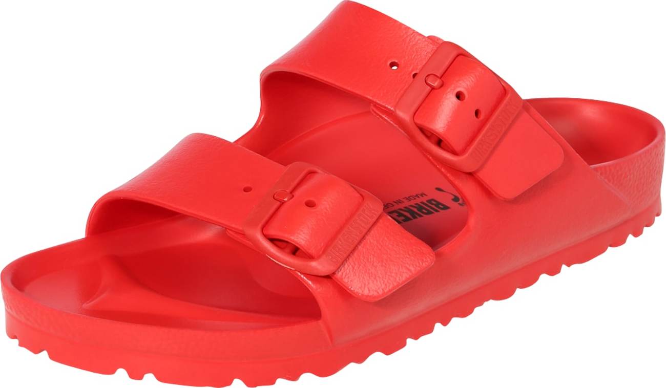 BIRKENSTOCK Pantofle 'Arizona' červená