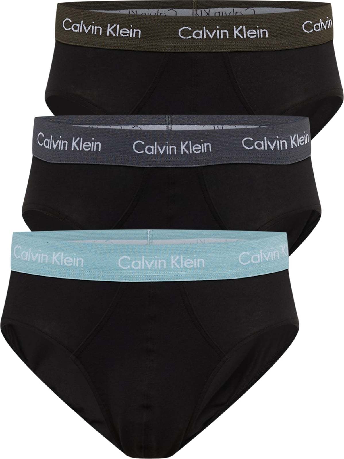 Calvin Klein Underwear Boxerky světlemodrá / šedá / olivová / černá
