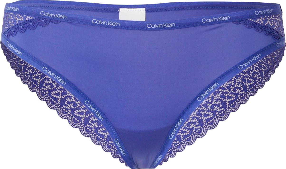 Calvin Klein Underwear Kalhotky královská modrá / bílá