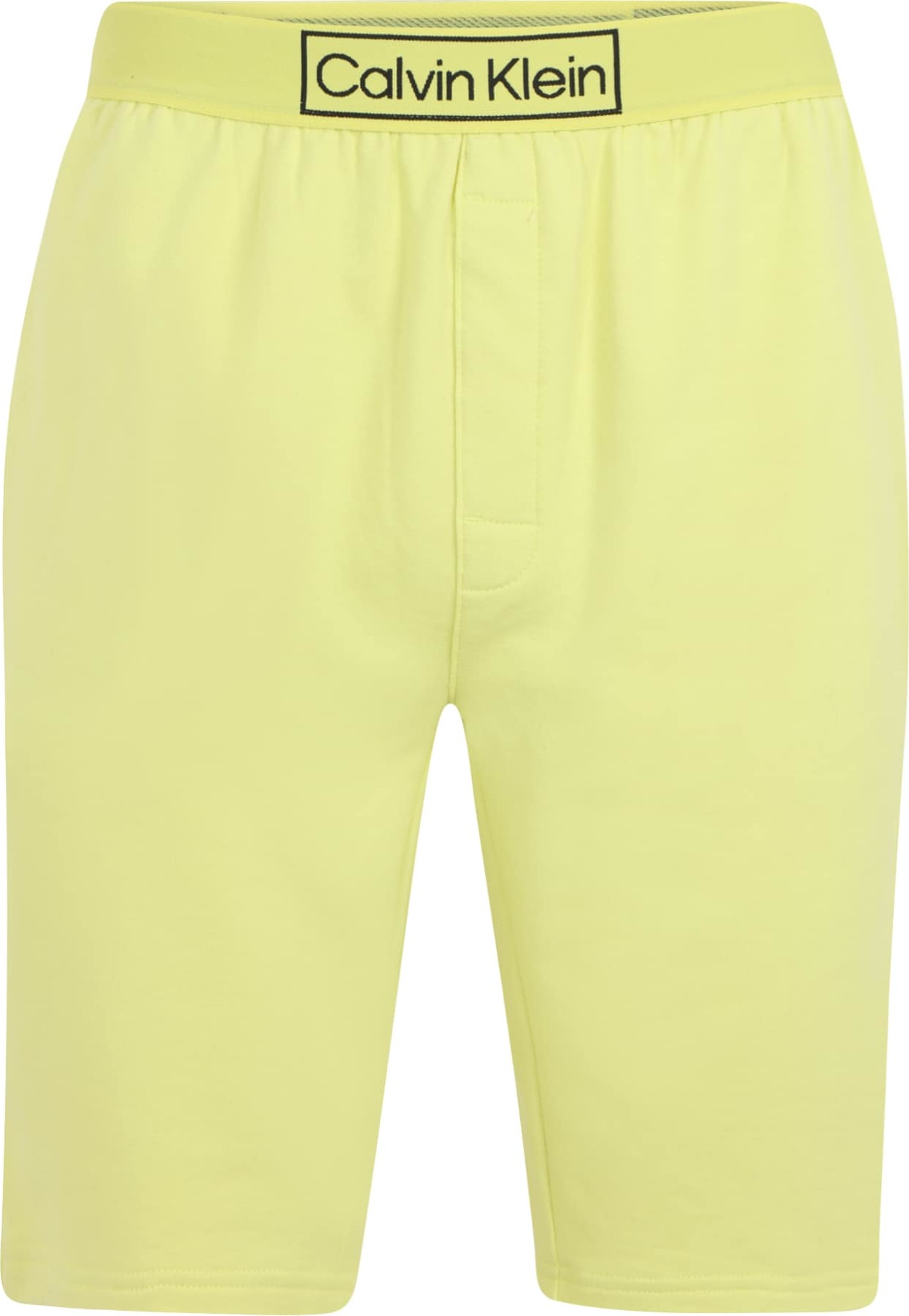 Calvin Klein Underwear Pyžamové kalhoty citronová / černá