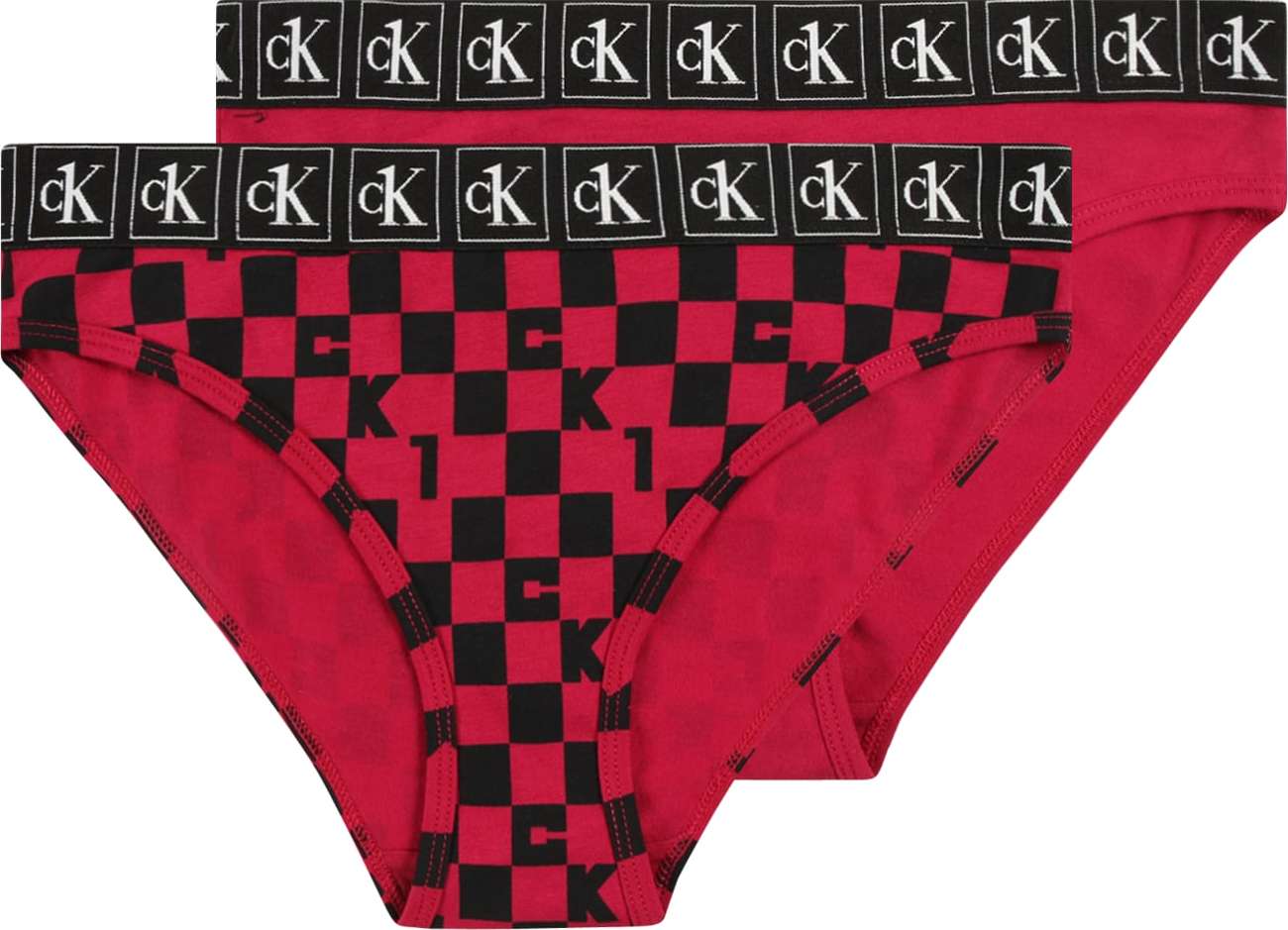 Calvin Klein Underwear Spodní prádlo červená / černá / bílá
