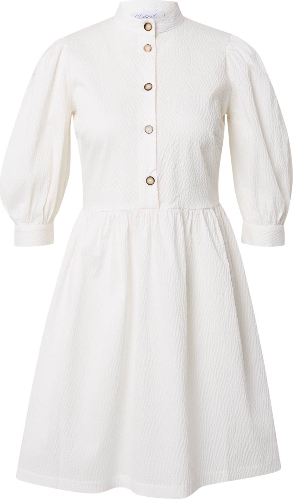 Closet London Košilové šaty bílá