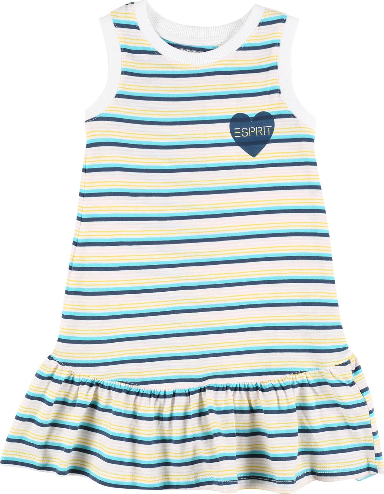 ESPRIT Šaty tyrkysová / noční modrá / žlutá / bílá