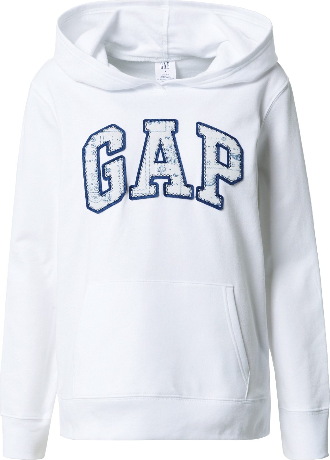 GAP Mikina 'NOVELTY FILL' marine modrá / bílá