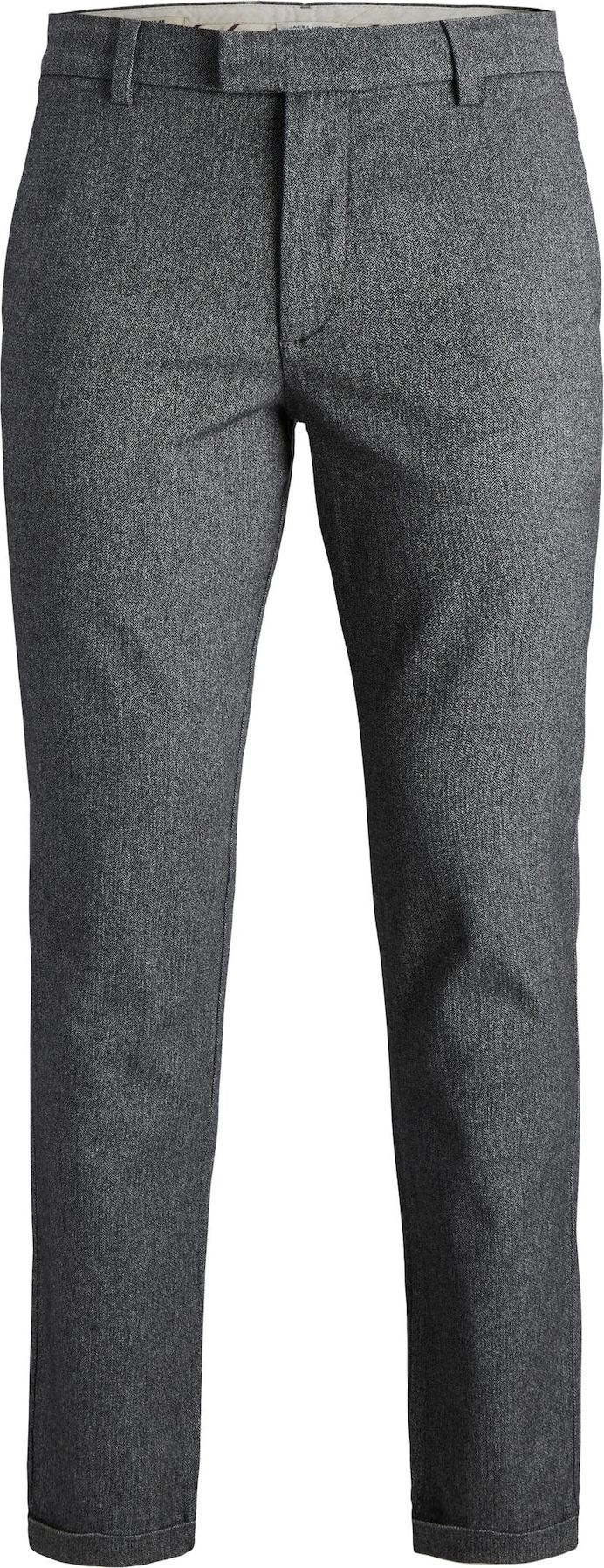 JACK & JONES Chino kalhoty 'Milo' šedý melír