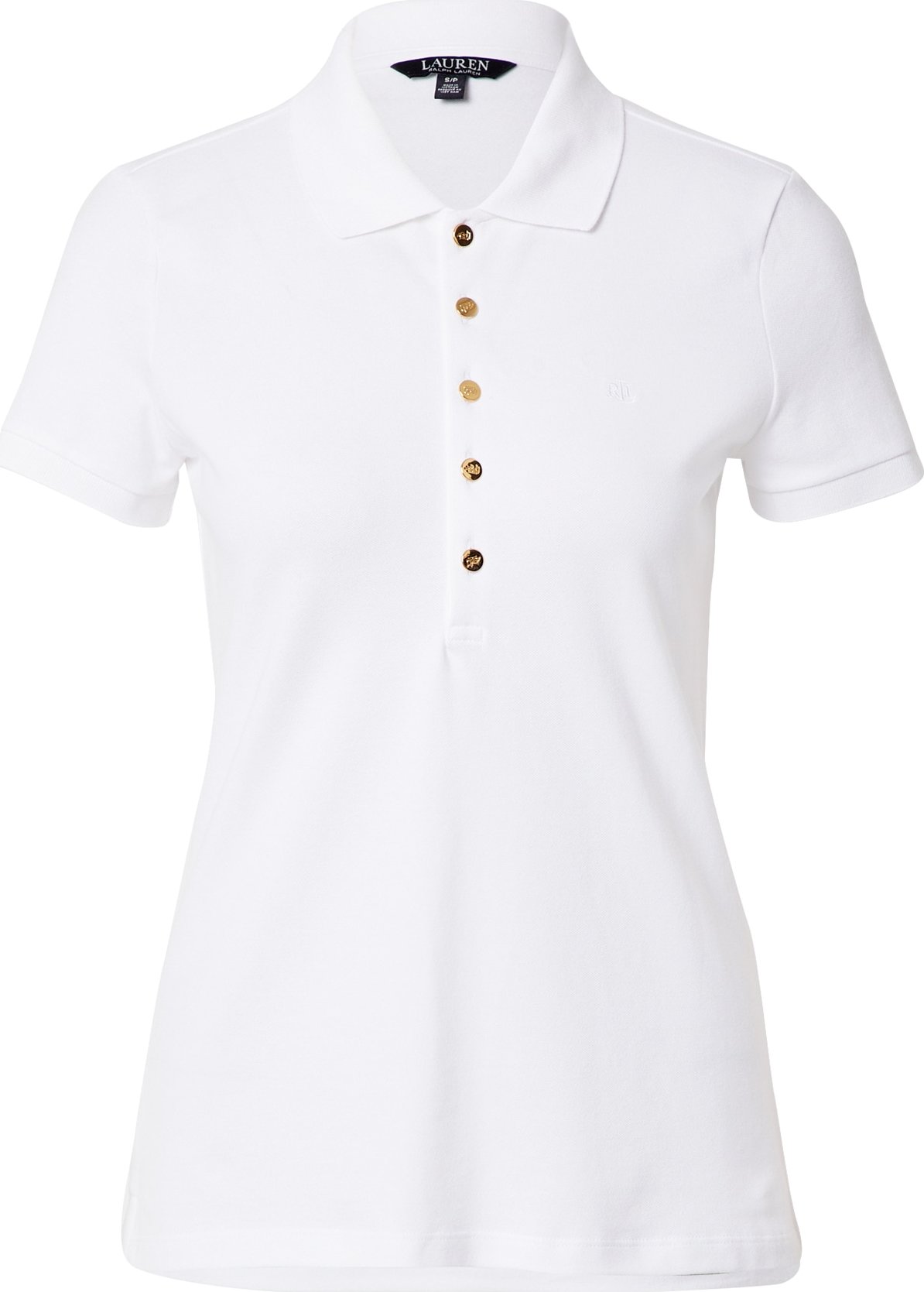Lauren Ralph Lauren Tričko 'KIEWICK' stříbrná / bílá