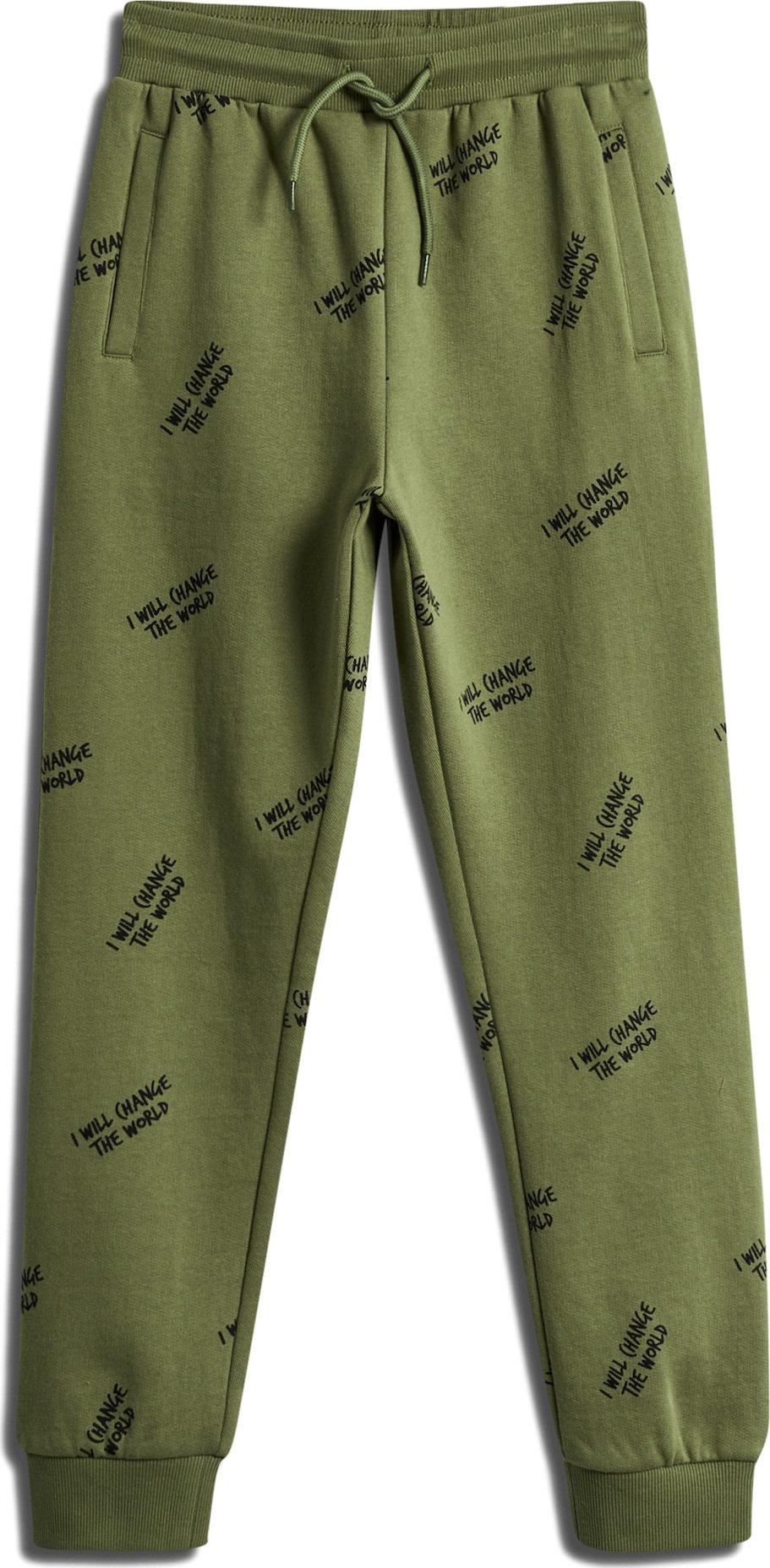 SOMETIME SOON Kalhoty 'MILOS' zelená / olivová