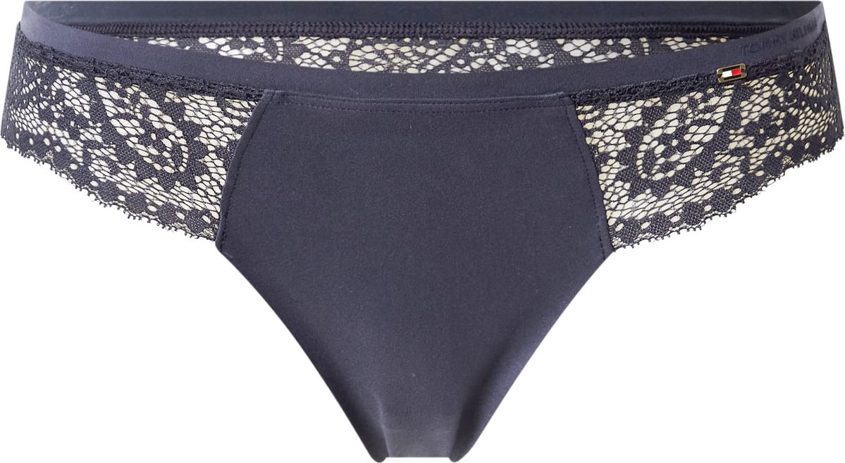 TOMMY HILFIGER Tanga marine modrá / červená / bílá
