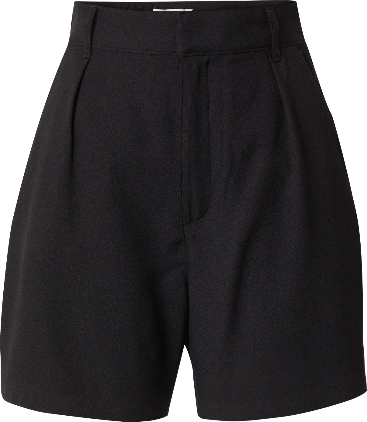 Abercrombie & Fitch Kalhoty se sklady v pase černá