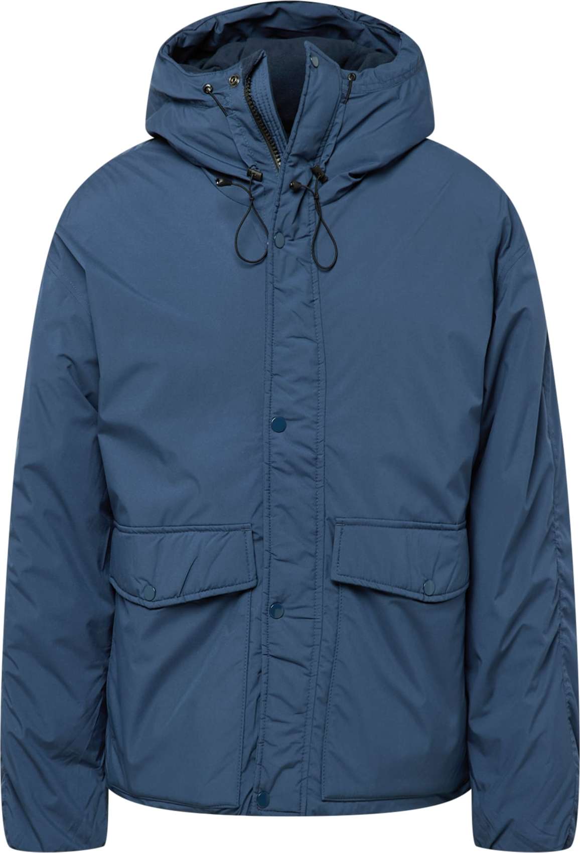 Abercrombie & Fitch Zimní bunda modrá