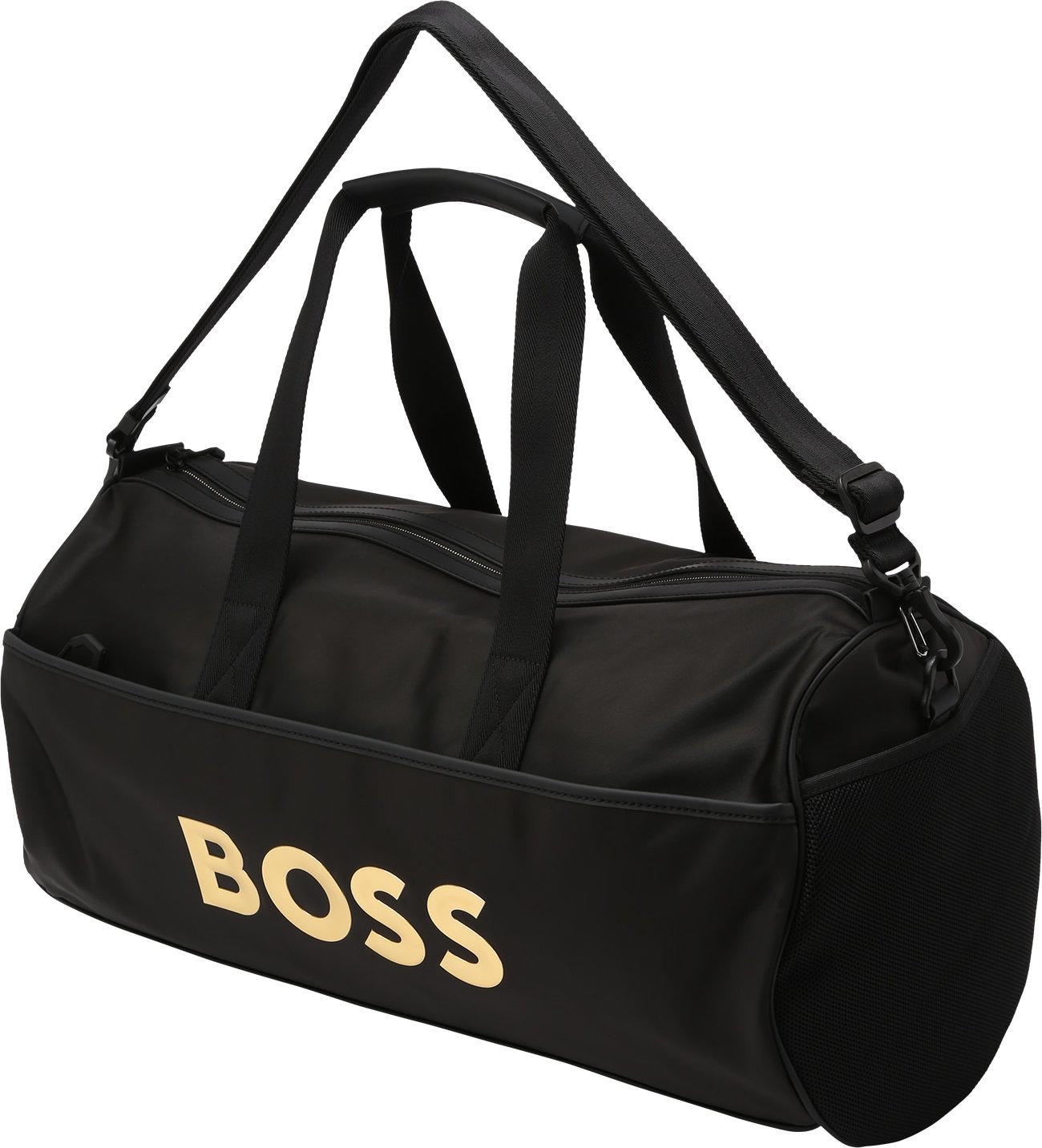 BOSS Black Taška Weekender 'Holdall' zlatá / černá