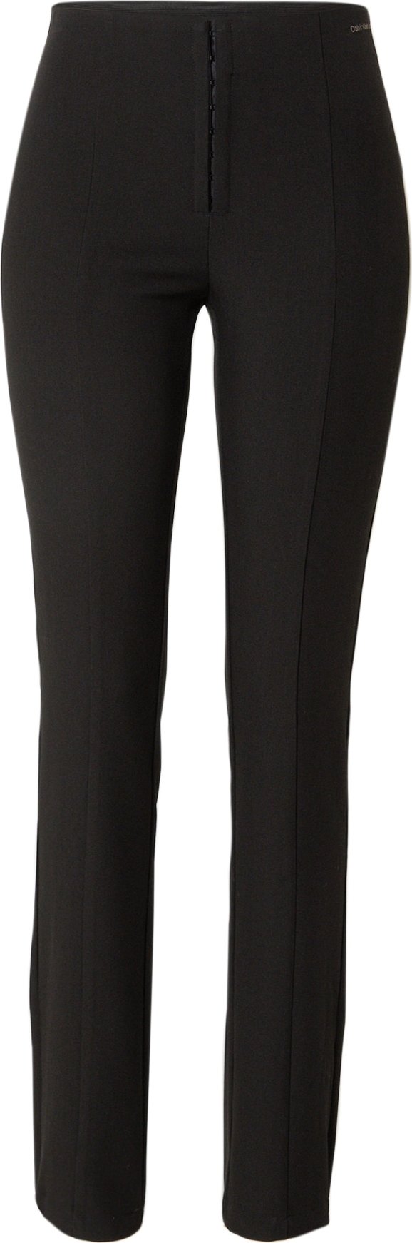 Calvin Klein Jeans Kalhoty béžová / černá