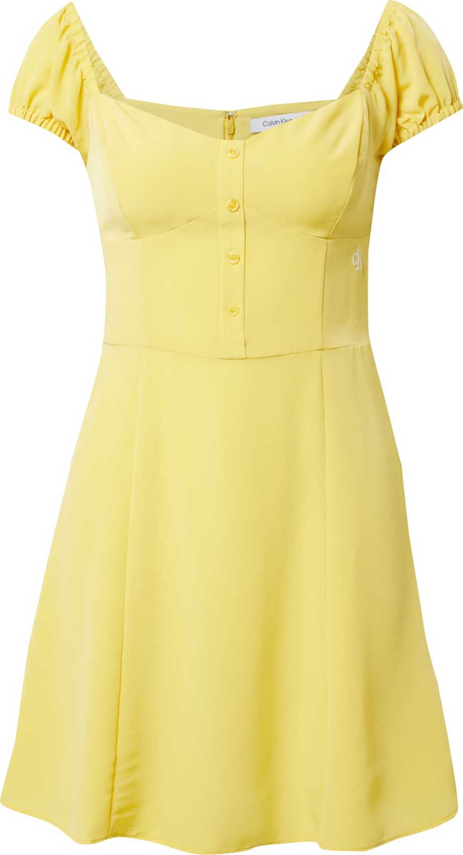 Calvin Klein Jeans Letní šaty žlutá