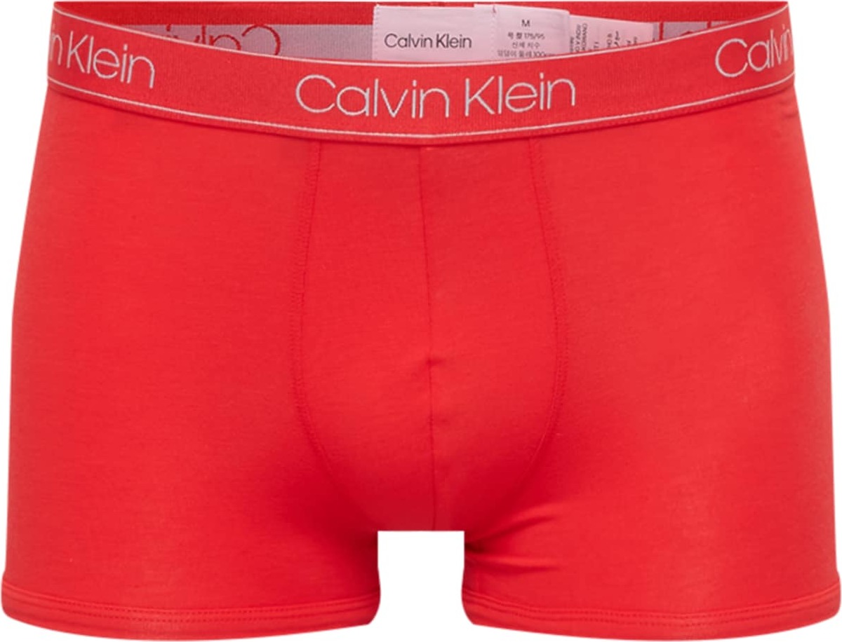 Calvin Klein Underwear Boxerky šedá / červená