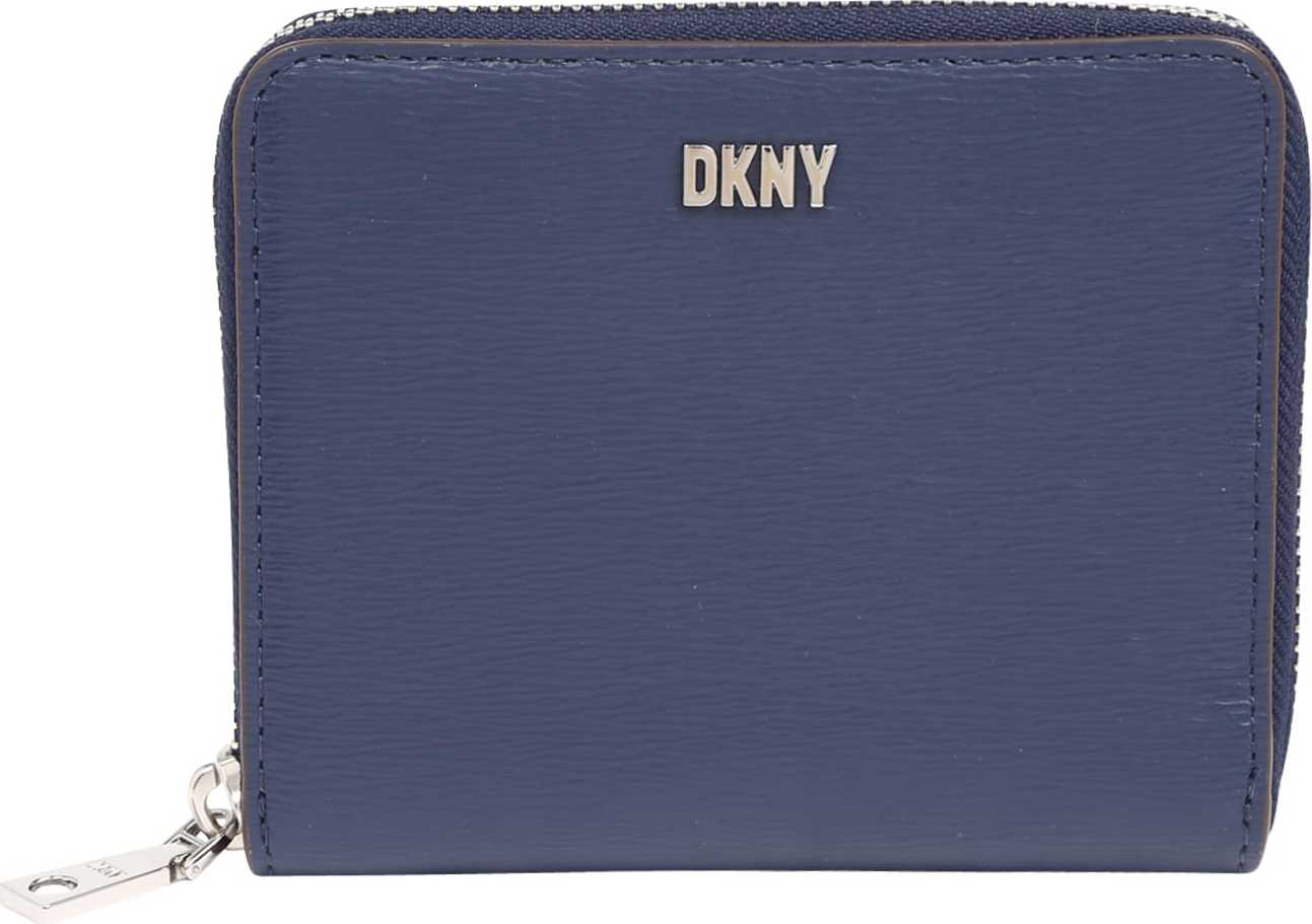 DKNY Peněženka 'BRYANT' modrá / stříbrná