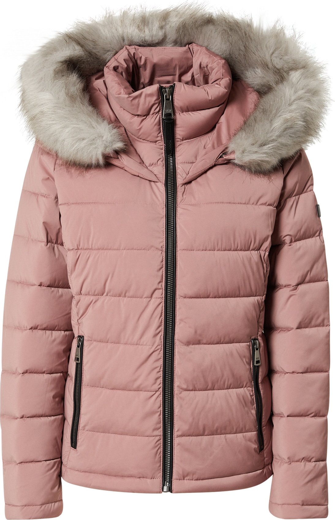 DKNY Zimní bunda šedá / růžová