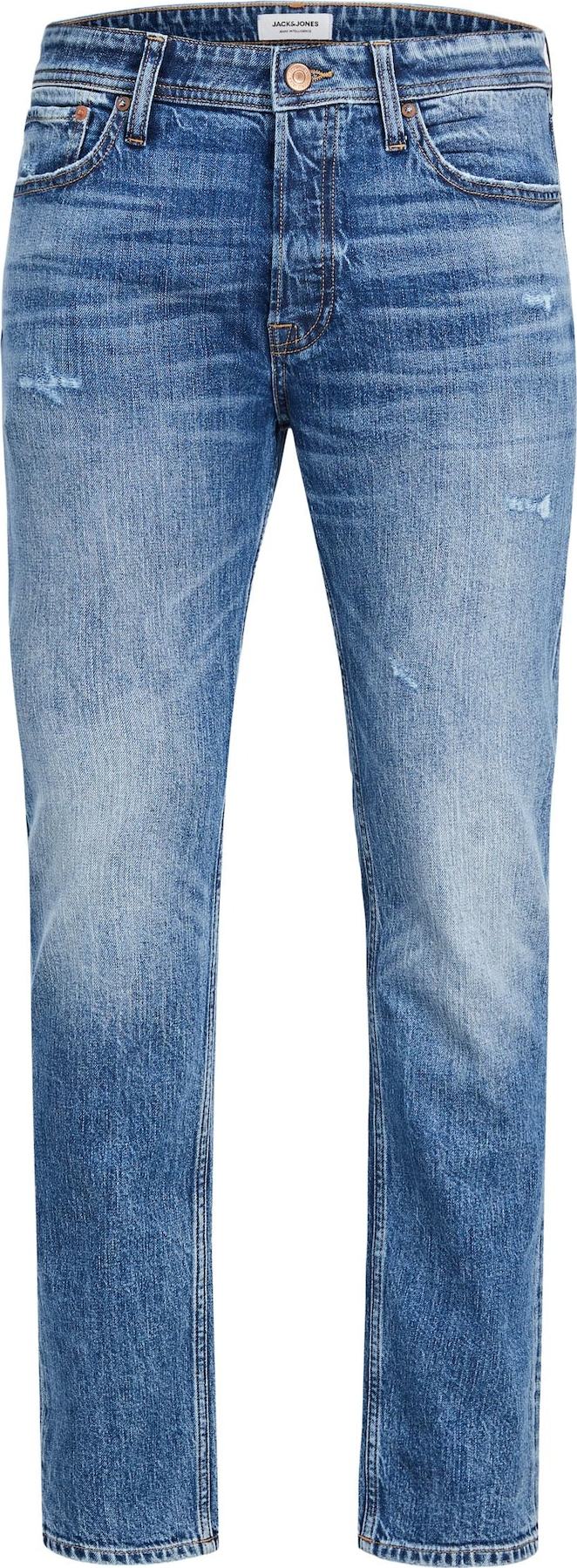 JACK & JONES Džíny 'Mike' modrá džínovina