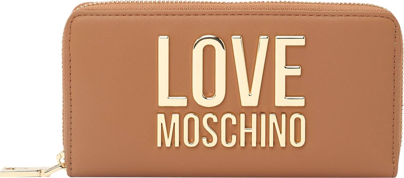Love Moschino Peněženka velbloudí / zlatá
