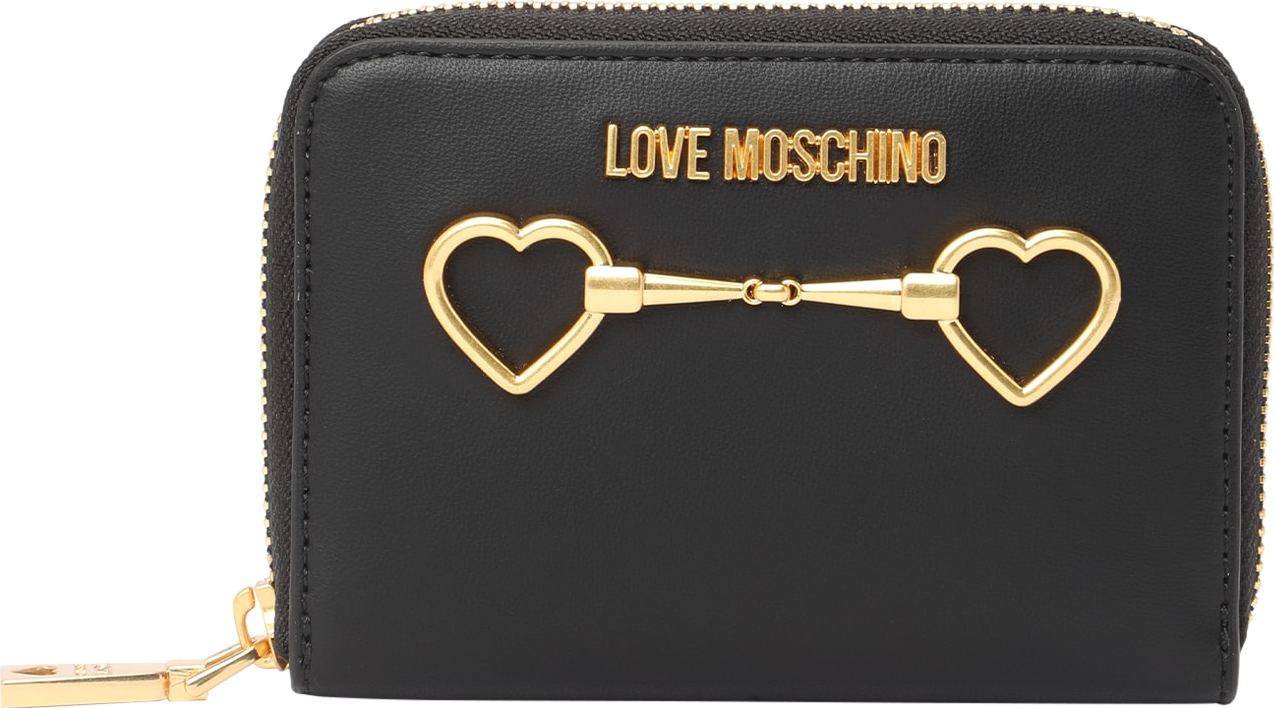 Love Moschino Peněženka zlatá / černá