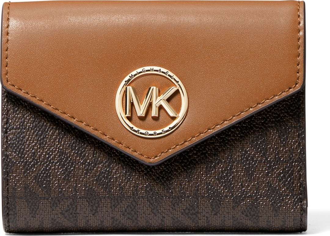 MICHAEL Michael Kors Peněženka 'Greenwich' karamelová / čokoládová