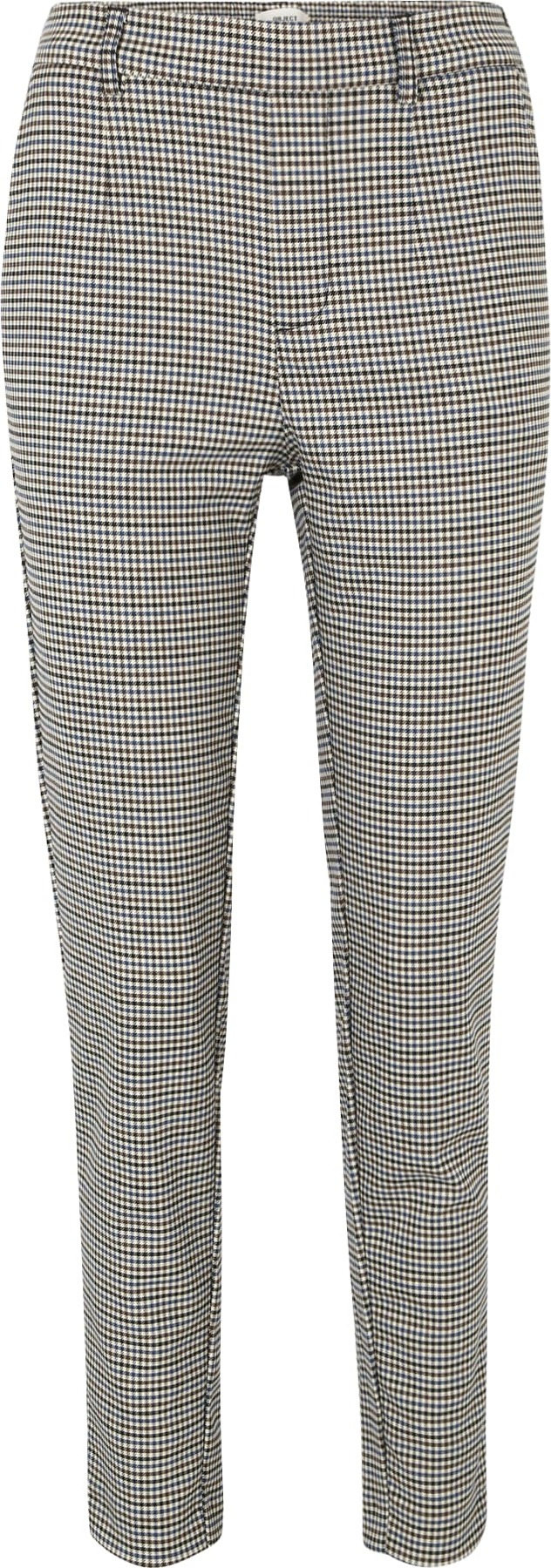 OBJECT Tall Kalhoty se sklady v pase 'LISA' krémová / námořnická modř / hnědá / černá