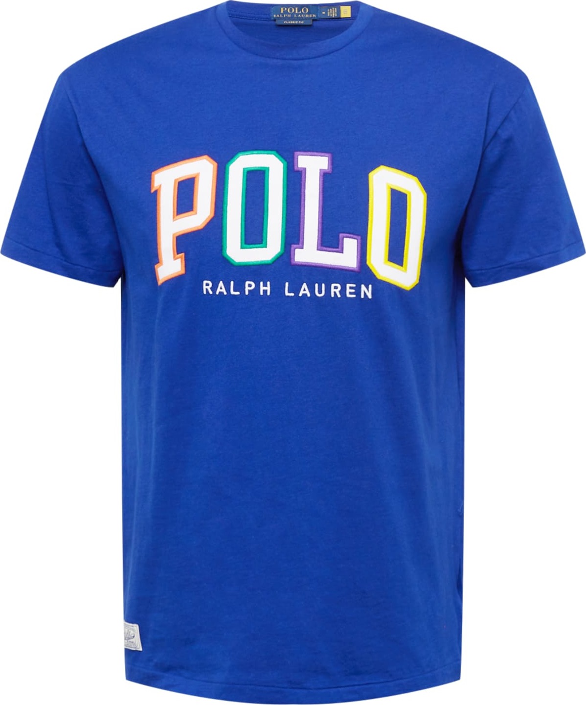 Polo Ralph Lauren Tričko královská modrá / světlemodrá / pastelově žlutá / bílá