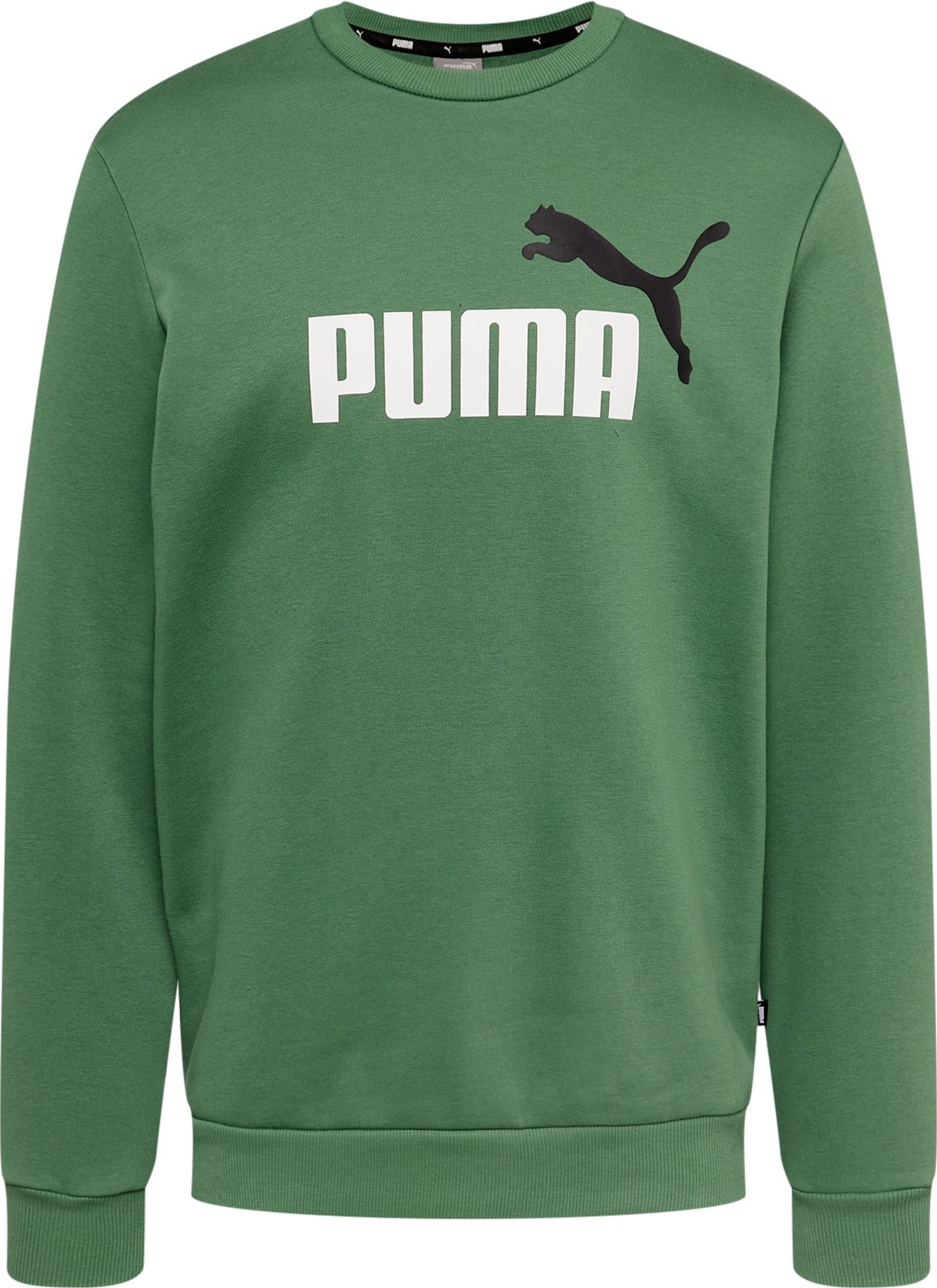 PUMA Sportovní svetr tmavě zelená / černá / bílá