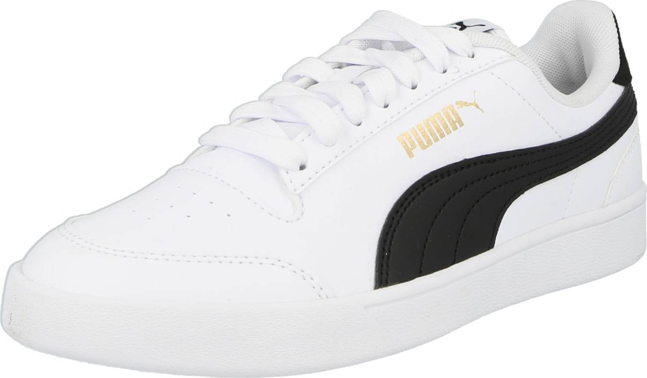 PUMA Tenisky 'Shuffle' zlatá / černá / bílá