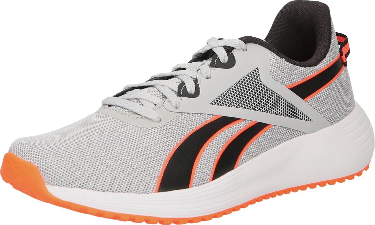 Reebok Sport Sportovní boty 'Lite Plus 3' šedá / svítivě oranžová / černá