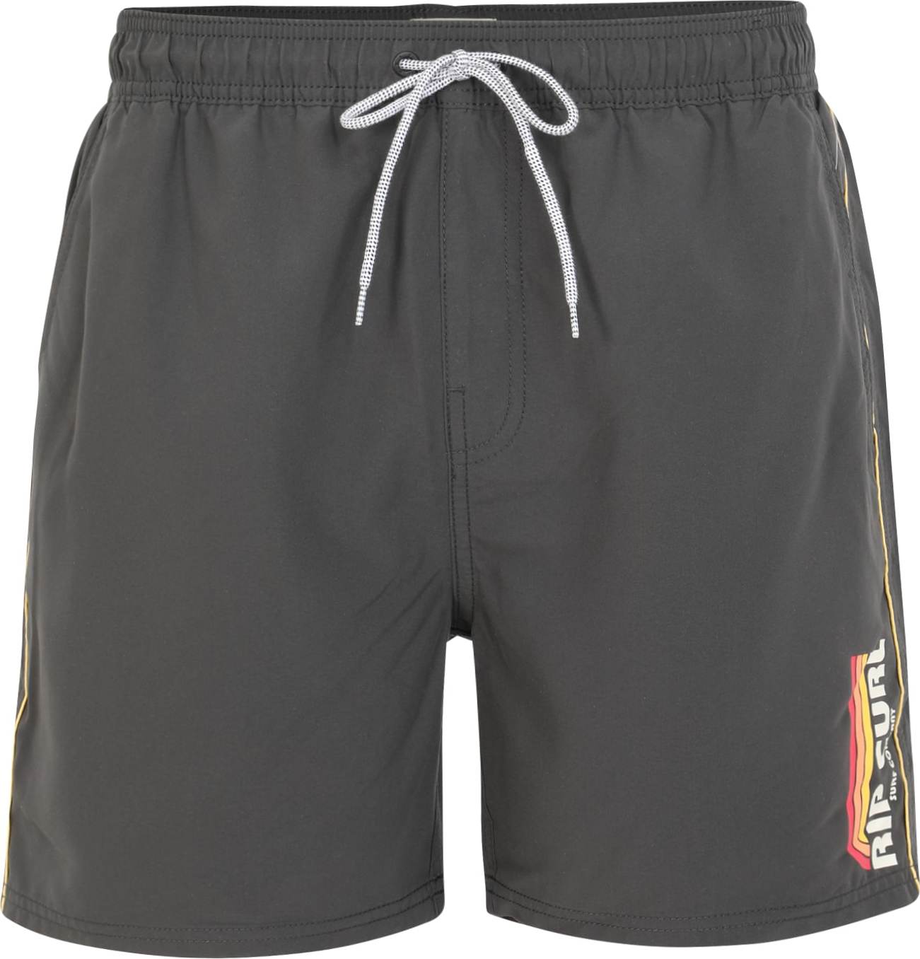 RIP CURL Plavecké šortky 'YO MAMA VOLLEY' žlutá / grenadina / černá / bílá